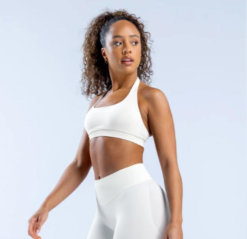 REFINE OFF-WHITE SPORTS BRA