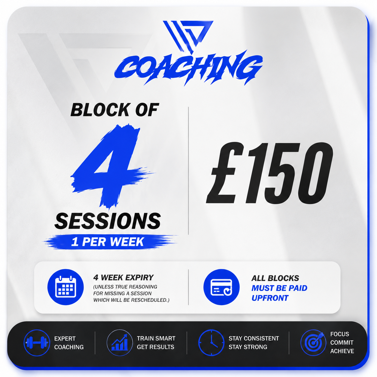 (SINGLE PERSON) 4 SESSIONS